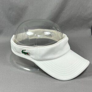 Lacoste Sport Golf Stretch Fit Visor Hat Outdoor Tennis Athletic Adjustable Mens